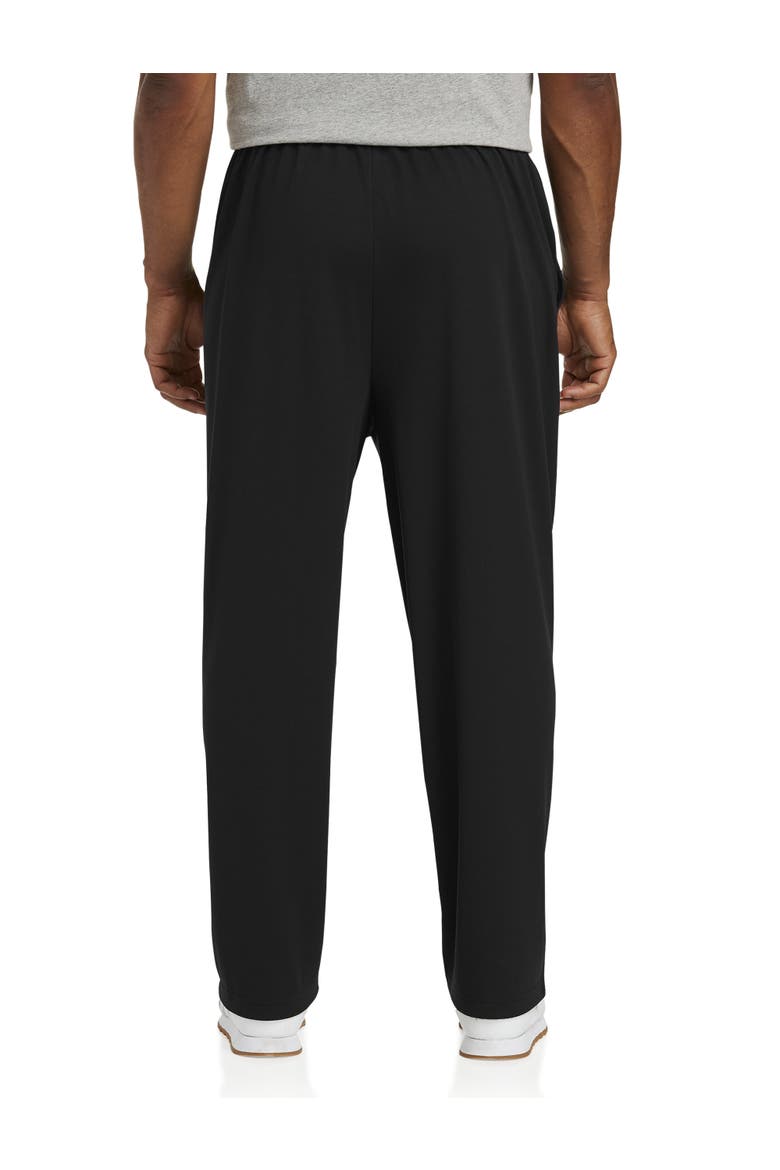 Big & Tall Performance Mesh Open-Hem Pants, Alternate, color, BLACK