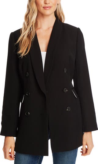 ジャケット・アウター Double Breasted Twill Long Blazer The Relaxed Double Breasted Long Blazer in Twill