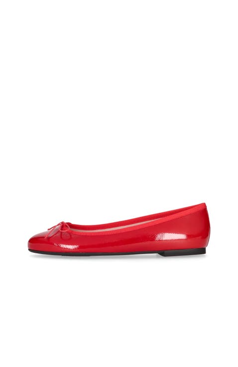 Round Toe Patent Ballet Flat