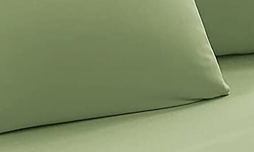 J&v Textiles J And V Textiles 1000 Thread Count Luxe Egyptian Cotton Sheet Set In Green