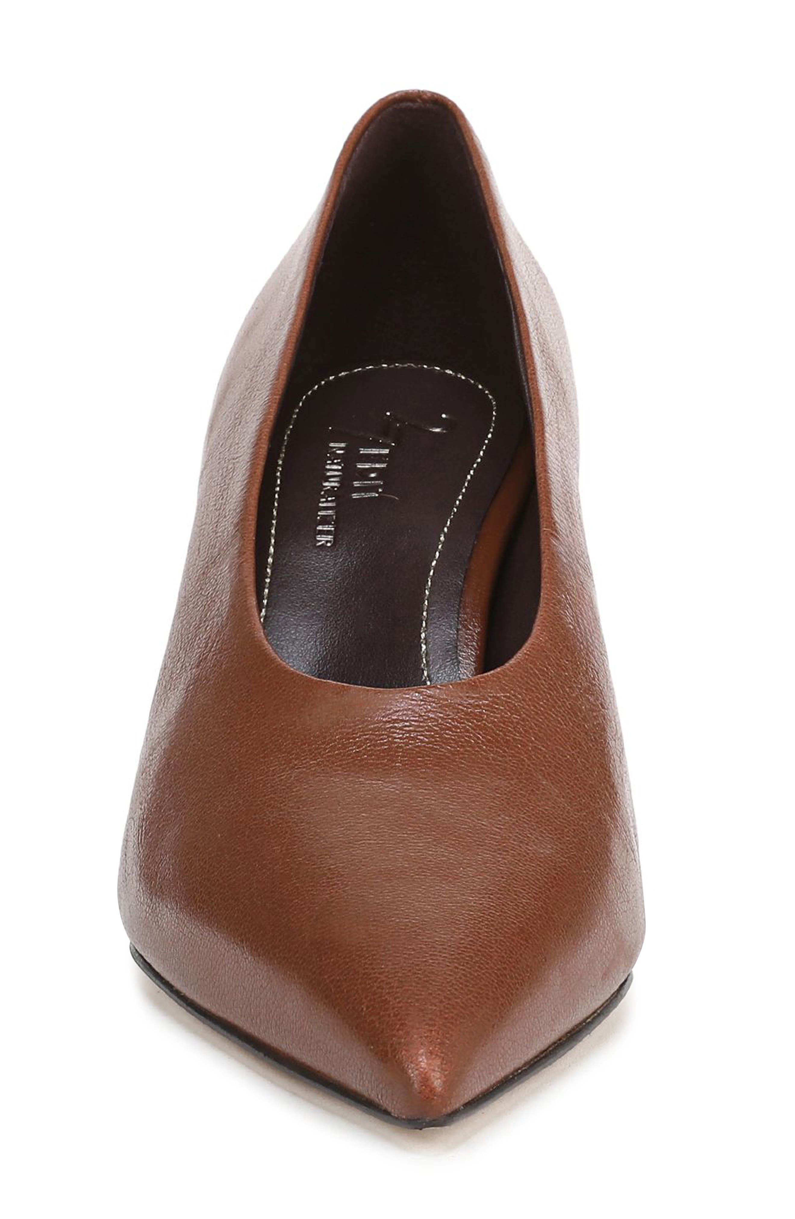 Emery Pointed Toe Pump, Alternate, color, CARAMEL BROWN