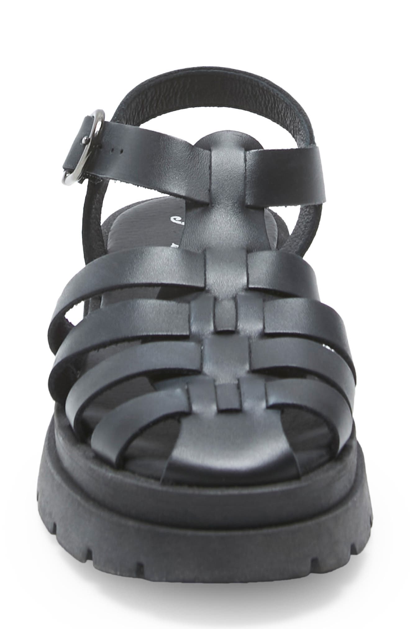 Free People Delaney Fisherman Platform Sandal, Alternate, color, 