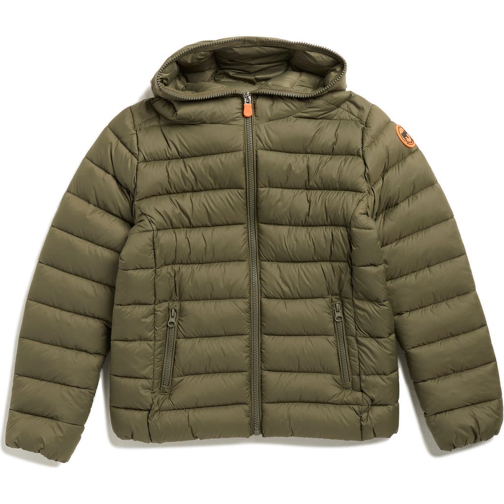 Save The Duck Kids' Jackson Puffer Jacket In Green