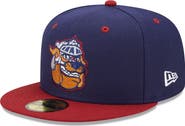New Era Men's New Era Navy/Red Round Rock Express Marvel x Minor League 59FIFTY Fitted Hat