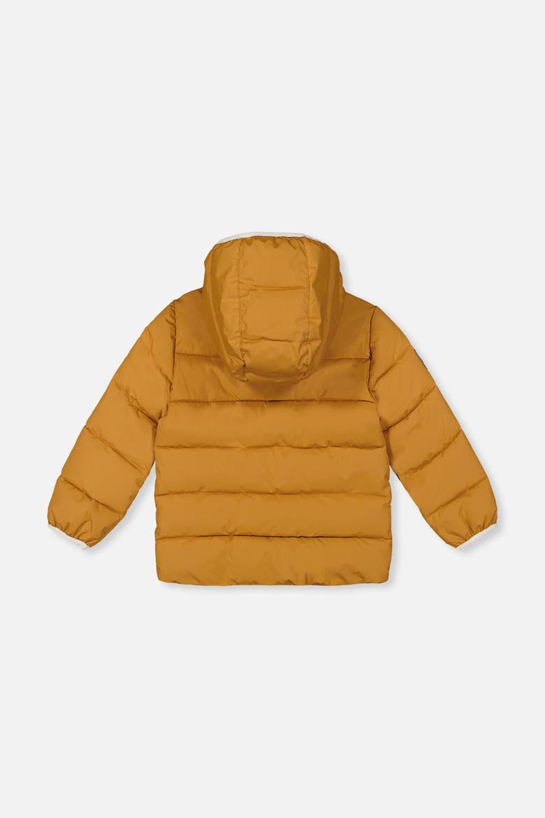 Quilted PrimaLoft Car Seat Adapted Winter Jacket, Alternate, color, Brown Sugar