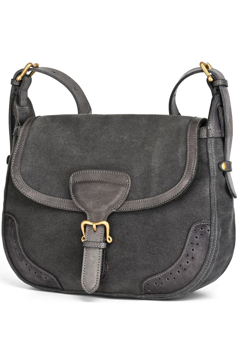 OLD TREND Camellia Genuine Leather Structured Mailbag, Alternate, color, Slate