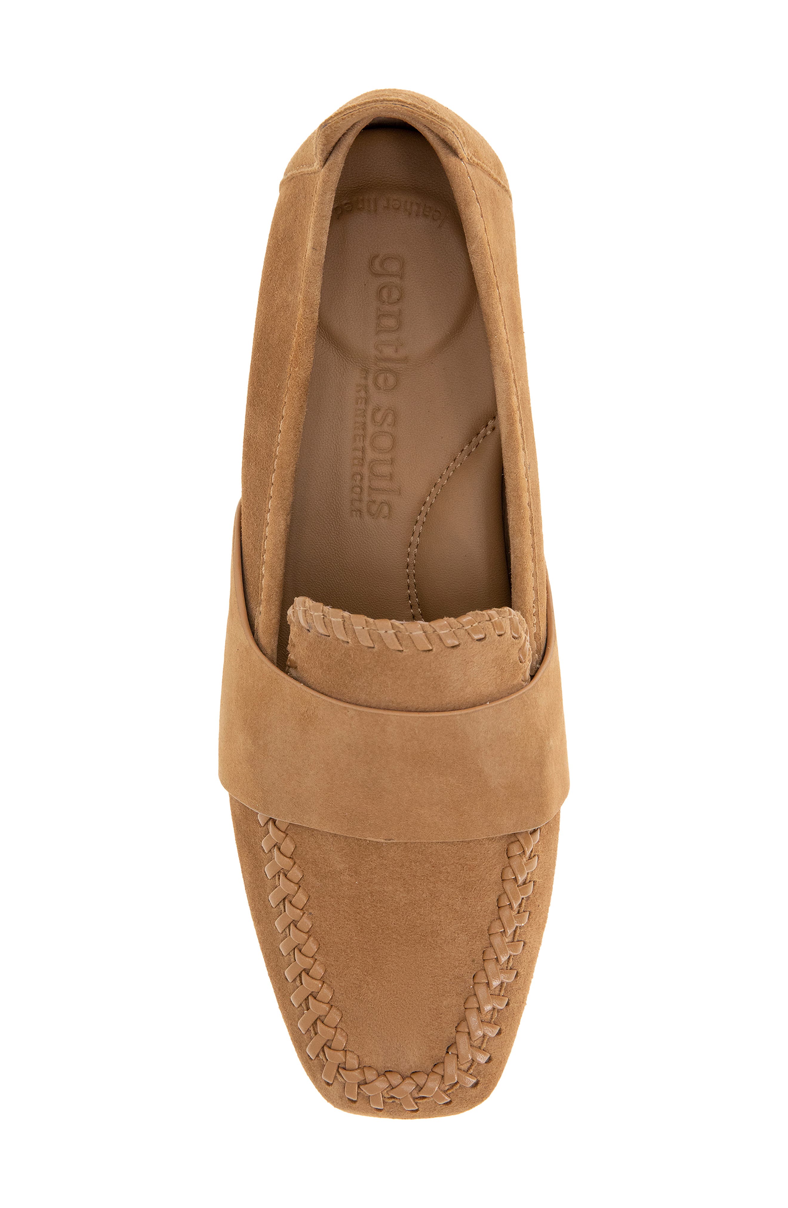 Gentle Souls Sandra Loafer, Alternate, color, Camel Suede