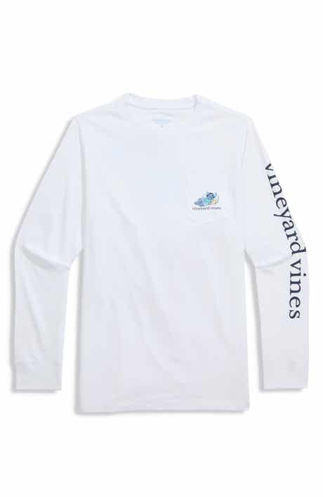 vineyard vines Kids' Top Dog Long Sleeve Cotton Graphic T-Shirt