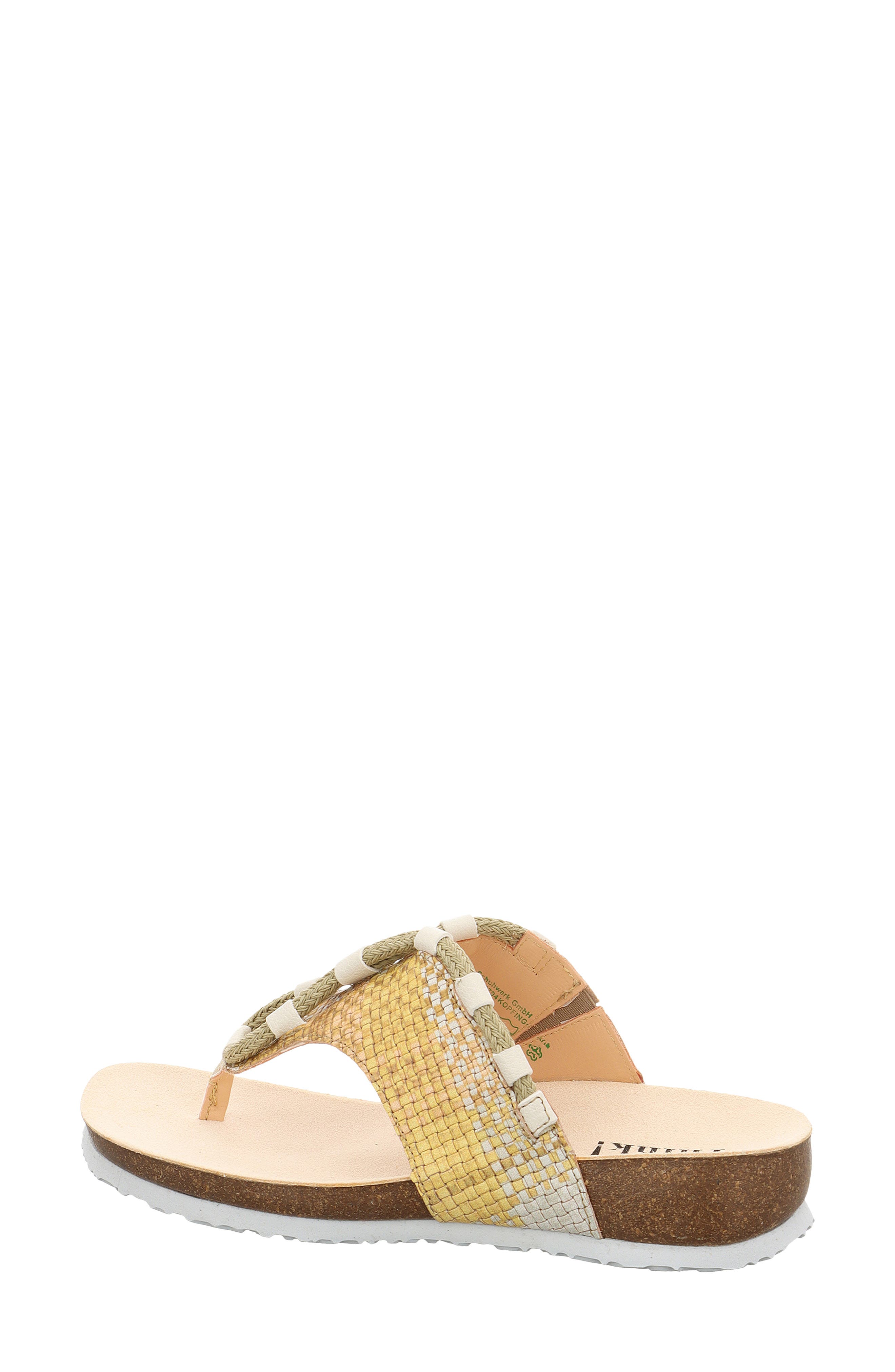 Think! Julia Rope Flip Flop, Alternate, color, Sand Combo
