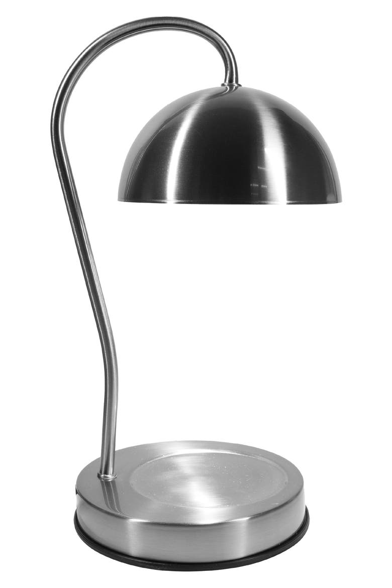 Metal Candle Warmer, Main, color, CHROME