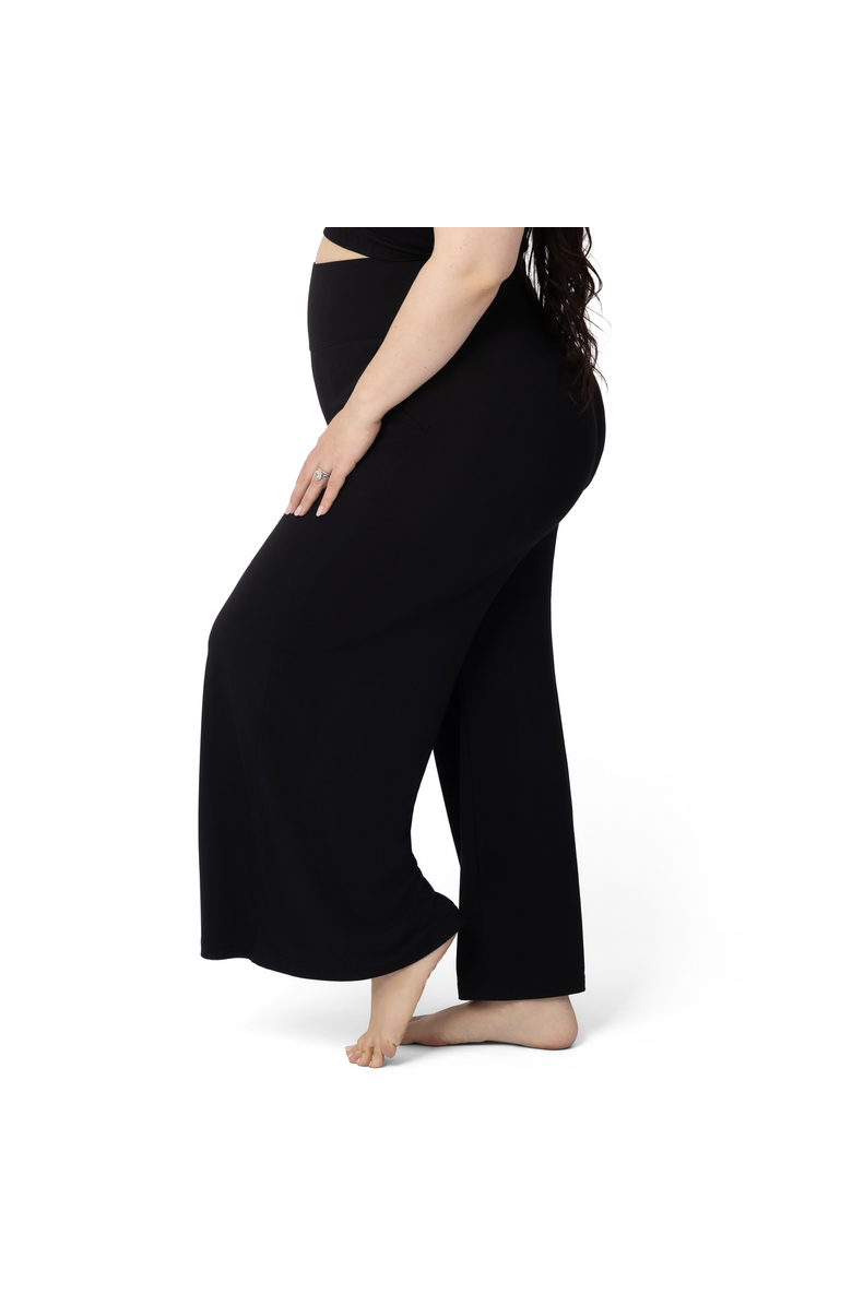 Kindred Bravely Wide Leg Maternity & Postpartum Lounge Pant, Alternate, color, Black