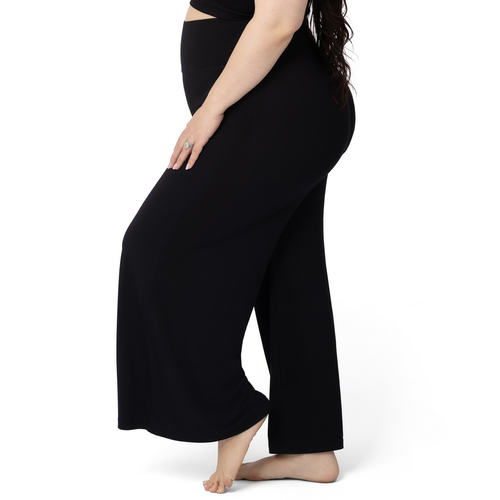 Kindred Bravely Wide Leg Maternity Pants In Black