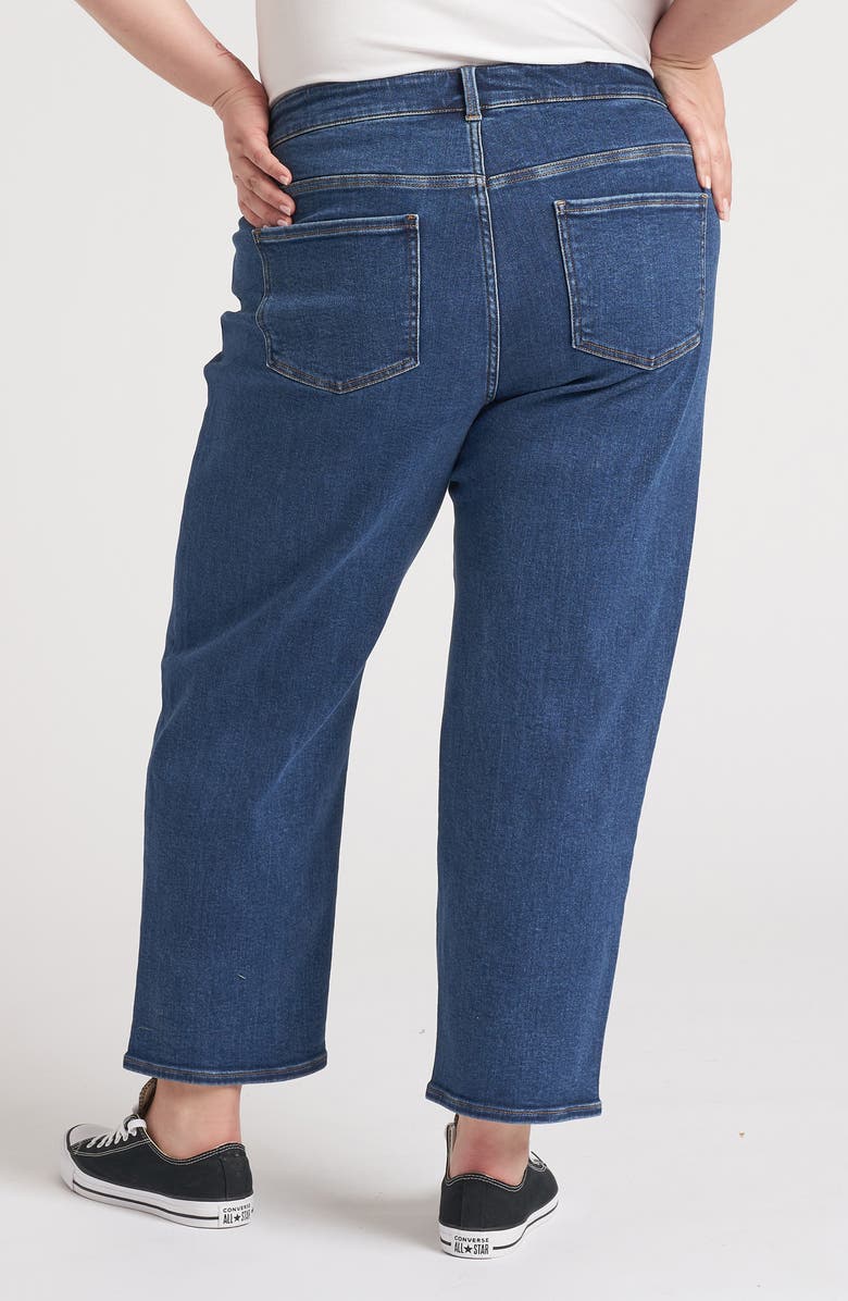 Universal Standard Etta High Waist Ankle Straight Leg Jeans, Alternate, color, Aged Indigo