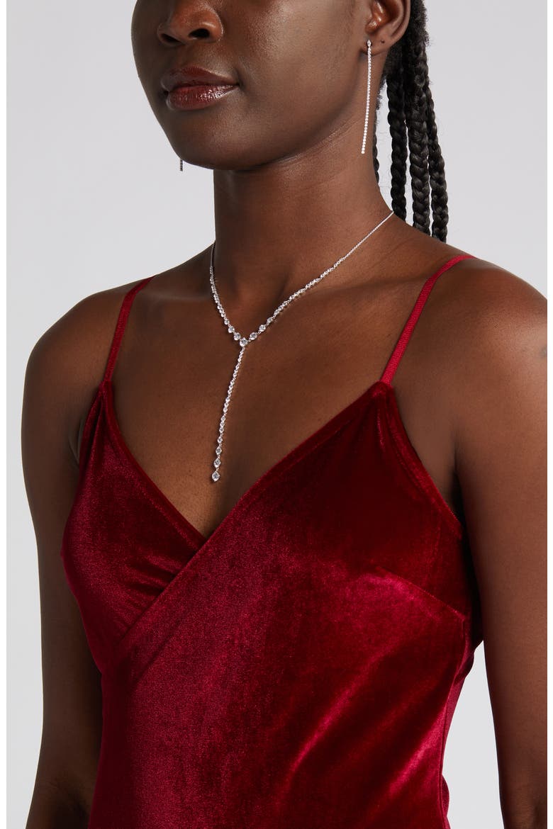 Debut Diva Velvet Gown, Alternate, color, BURGUNDY