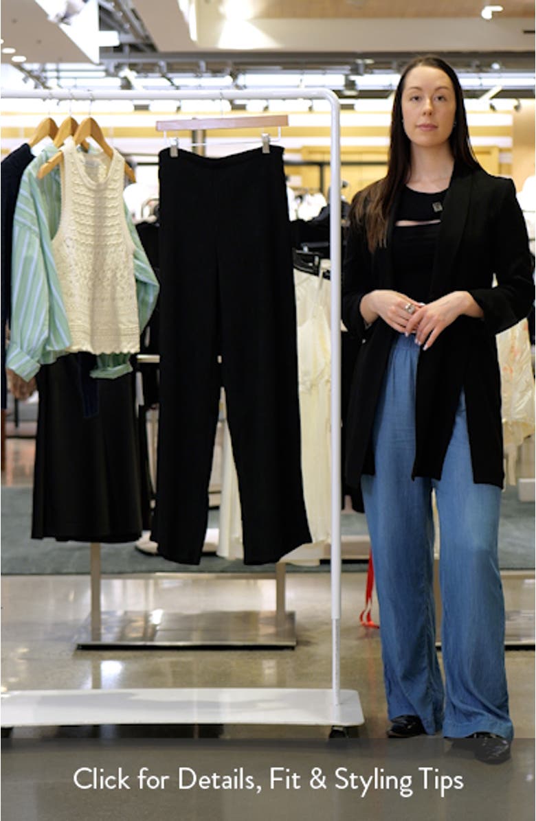 Plissé Flare Pull-On Pants, sales video thumbnail