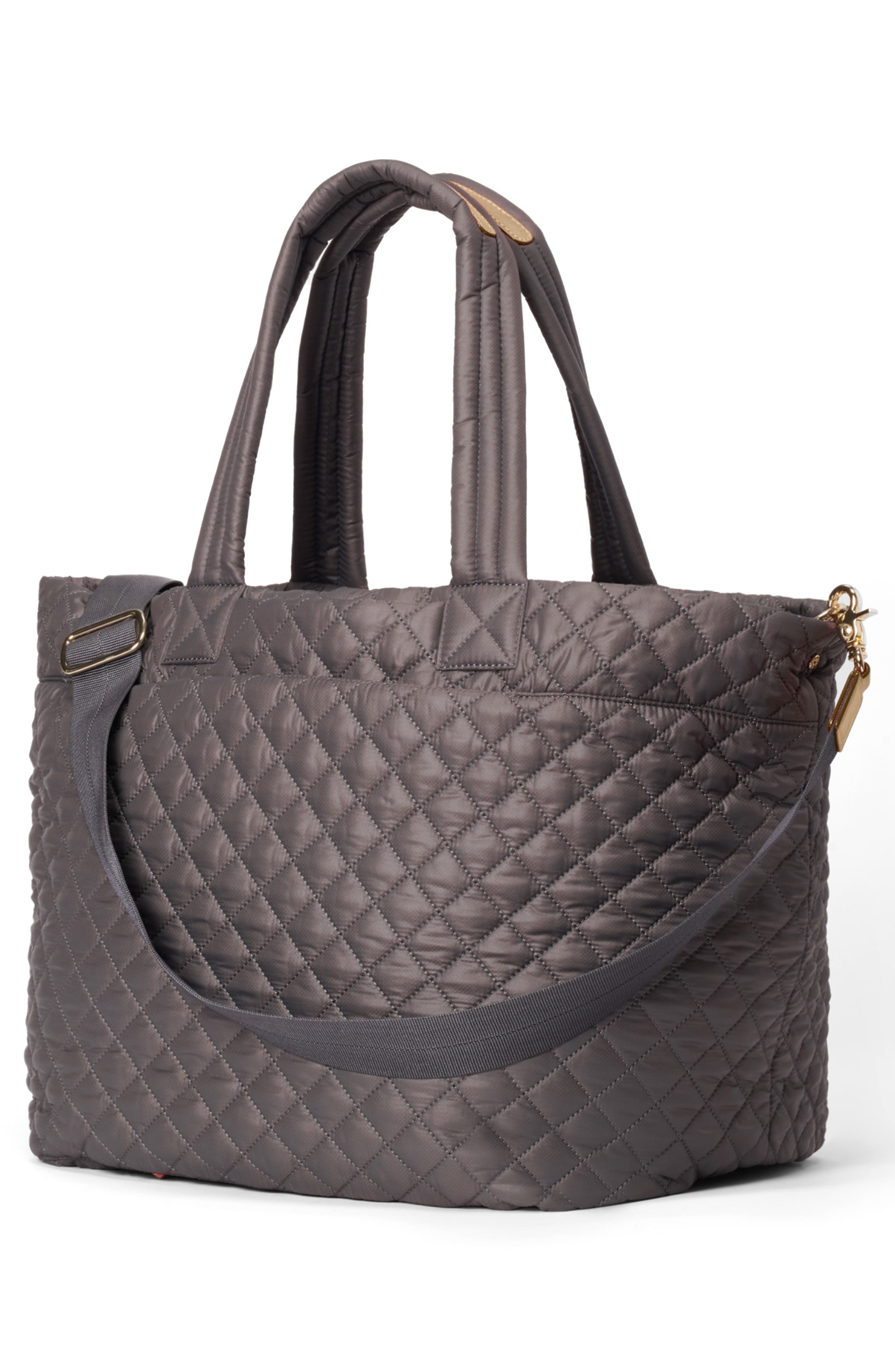 MZ Wallace Deluxe Large Metro Tote, Alternate, color, Medium Gray