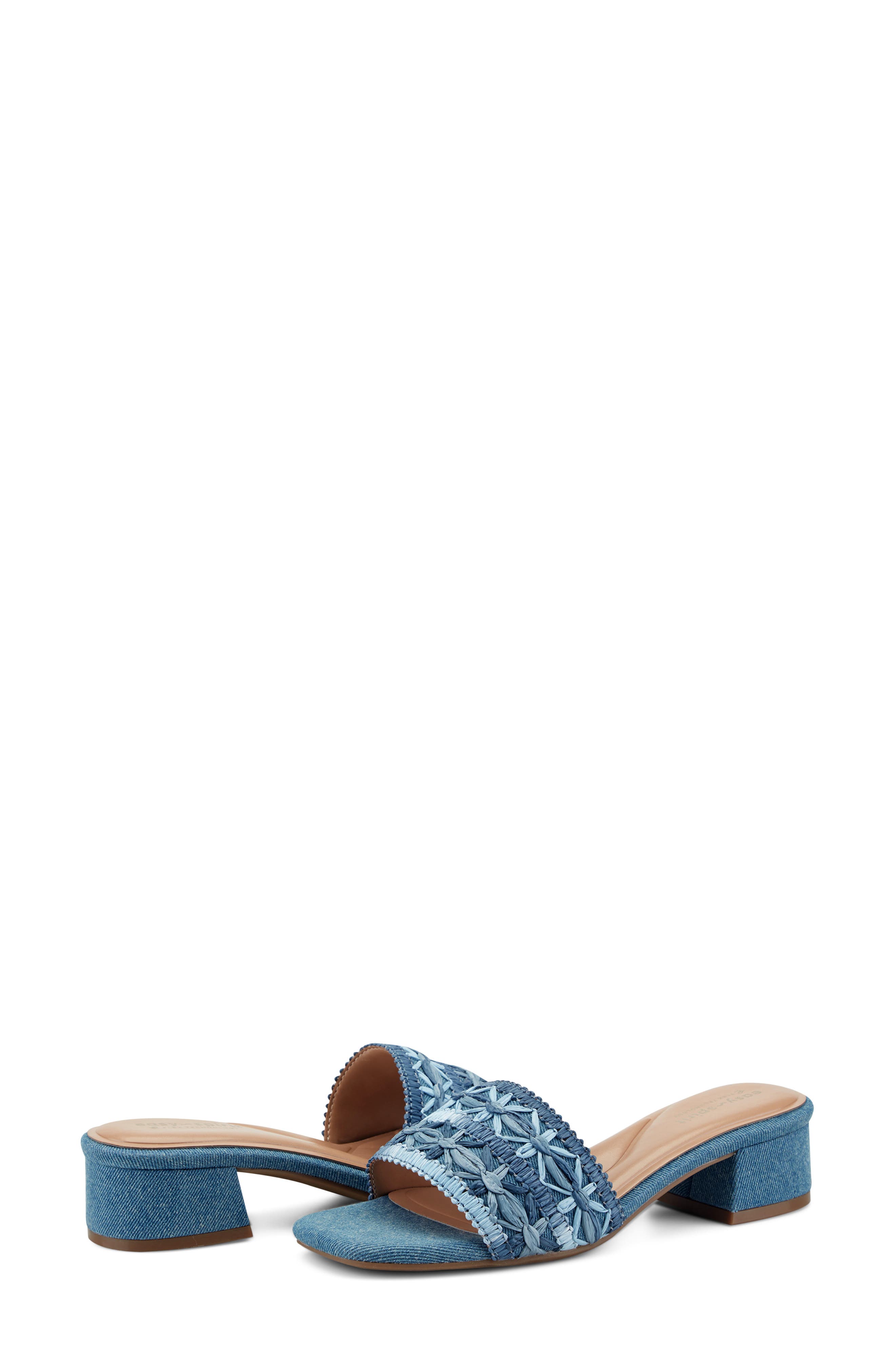 Rosario Slide Sandal, Alternate, color, MEDIUM BLUE