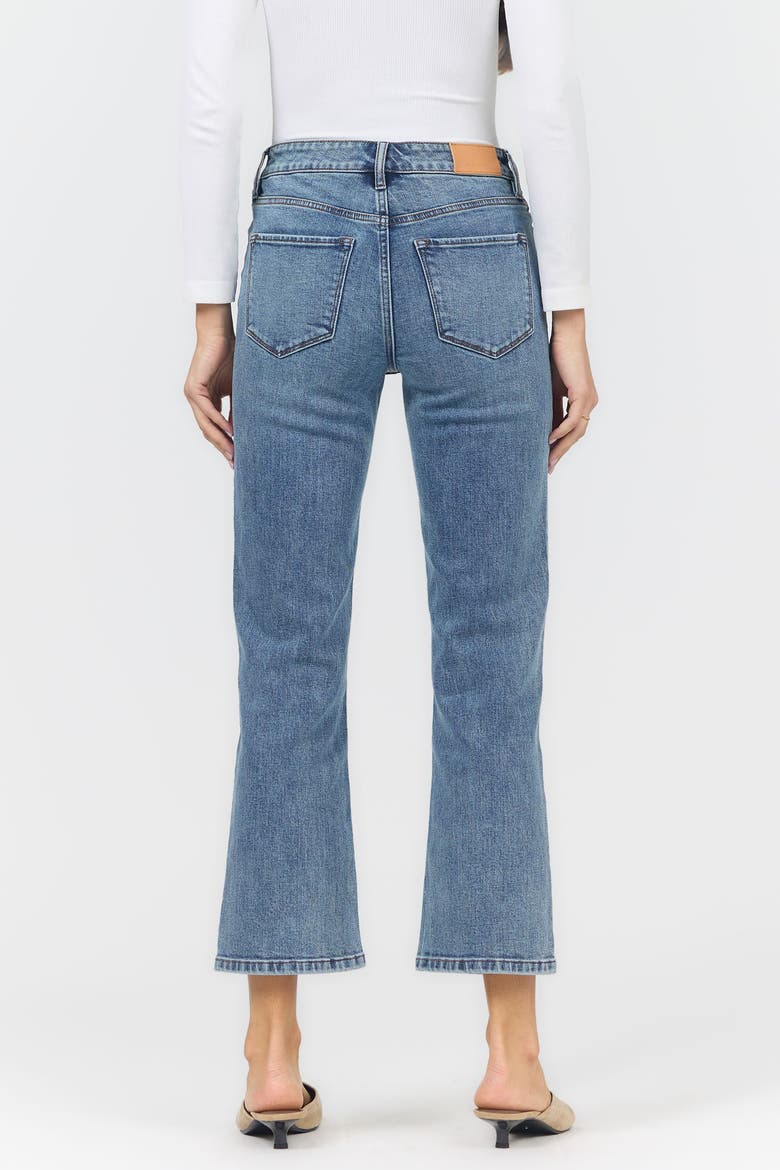Anika Mid Rise Ankle Straight Jeans, Alternate, color, Hazlett