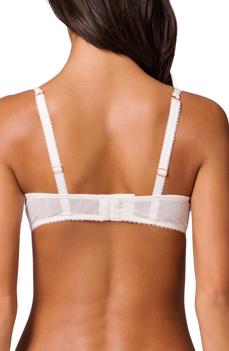 Simone Perele Symphonie Underwire Demi Bra, Alternate, color, Ivory