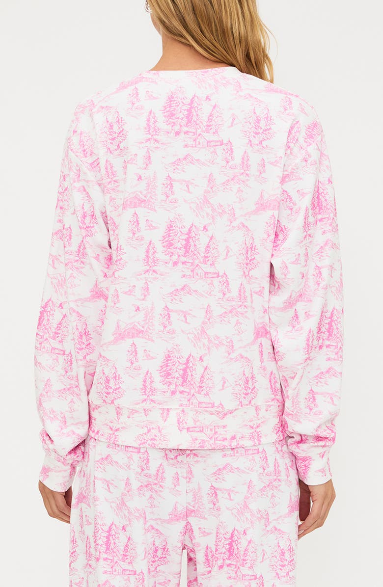 Beach Riot Cassia Ski Sweatshirt, Alternate, color, Powder Pink