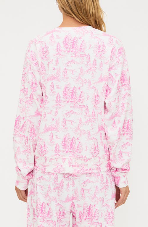 Beach Riot Cassia Ski Sweatshirt In Pink