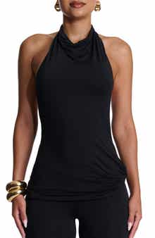 Naked Wardrobe Side Twist Halter Top