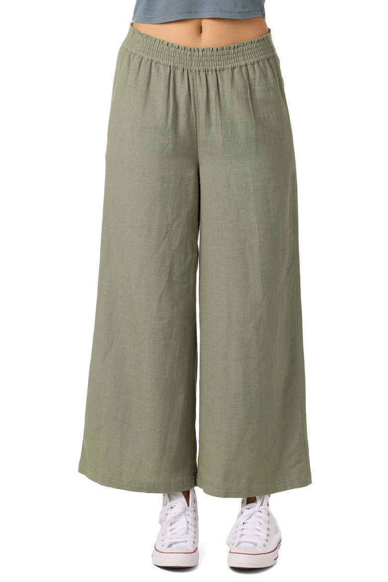 Sanders Wide Leg Pants, Main, color, SEA SPRAY