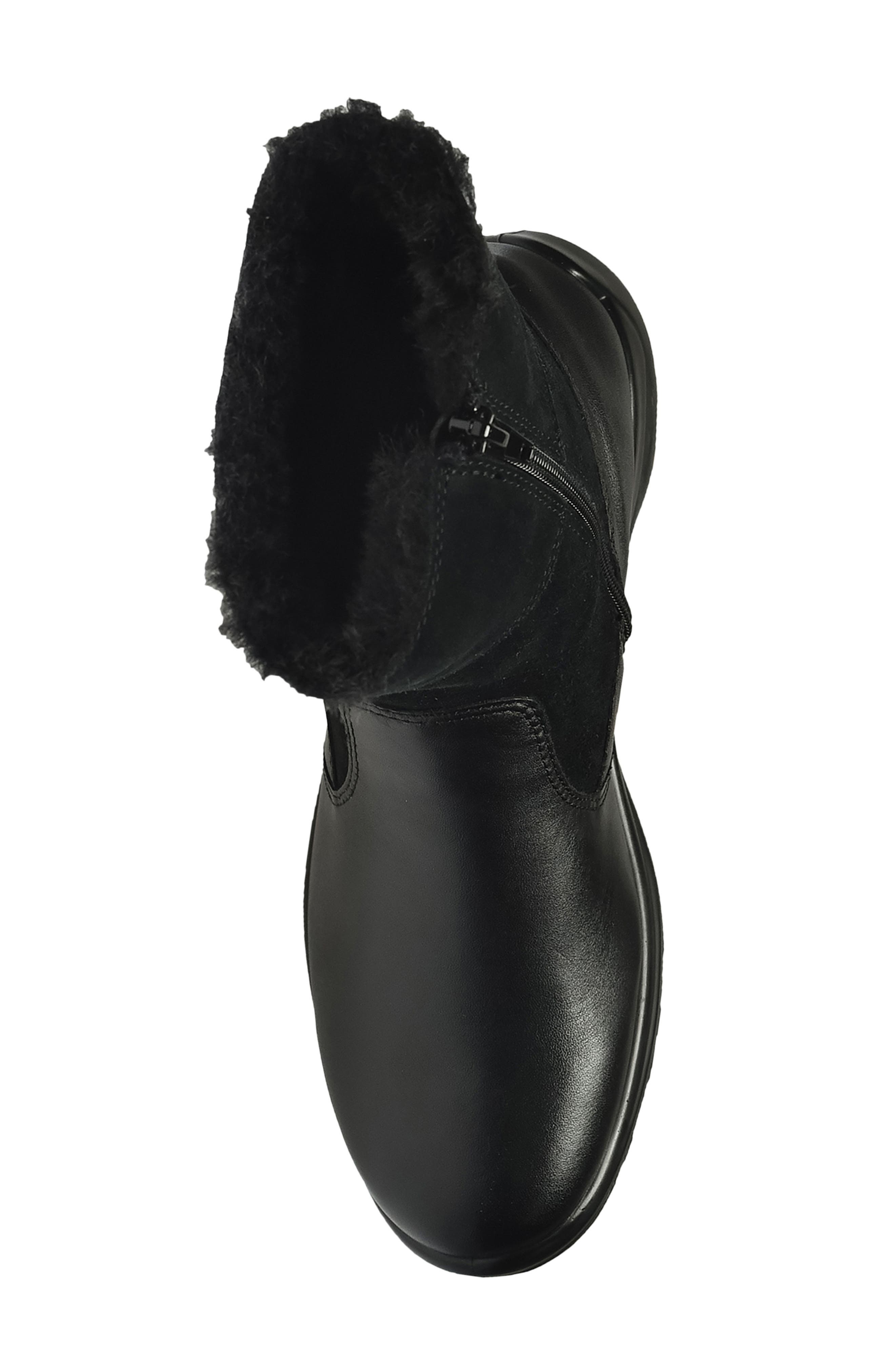 Fabrice Waterproof Boot, Alternate, color, BLACK