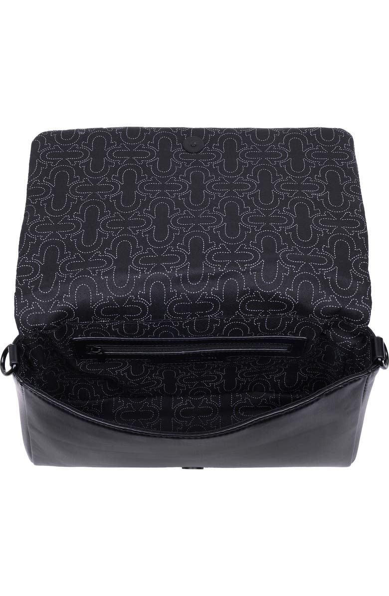 True Religion Quilted Flap Crossbody Bag, Alternate, color, Black