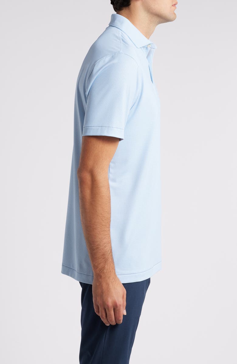 Peter Millar Delancey Tailored Fit Dot Pattern Performance Golf Polo, Alternate, color,