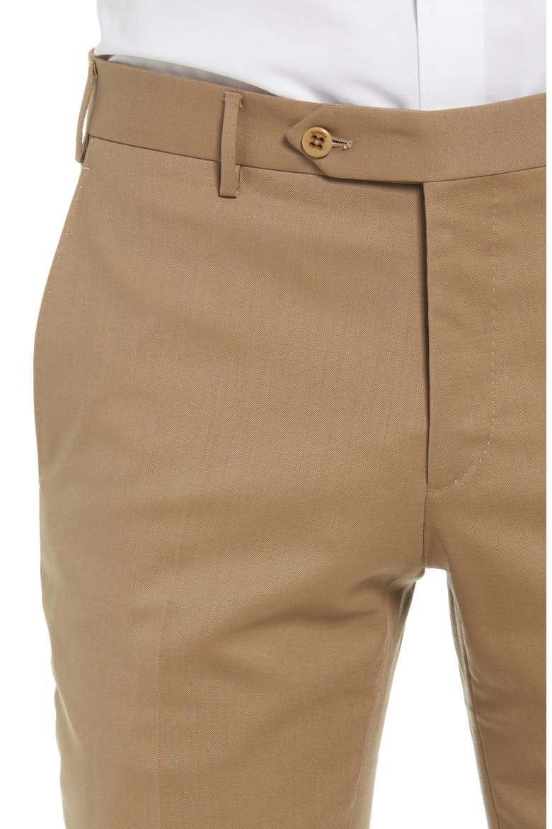 Parker Stretch Wool Trousers, Alternate, color, TAN