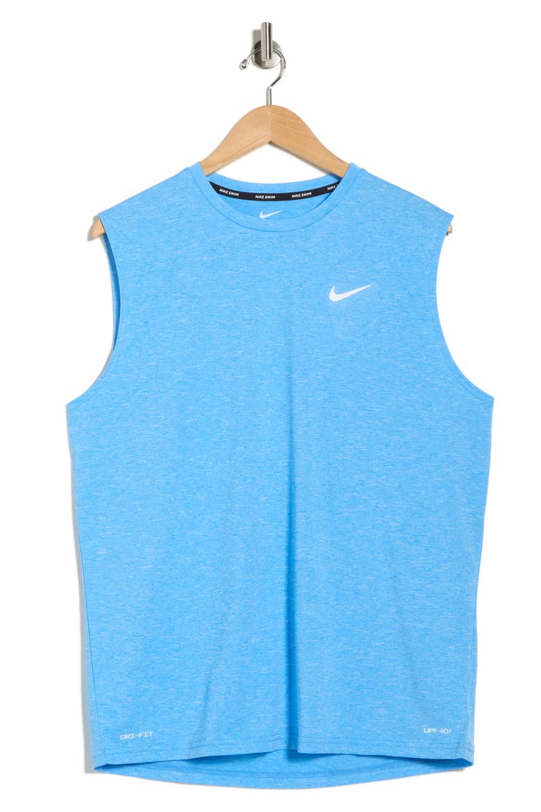Sleeveless Hydroguard Swim Shirt, Alternate, color, BLUE