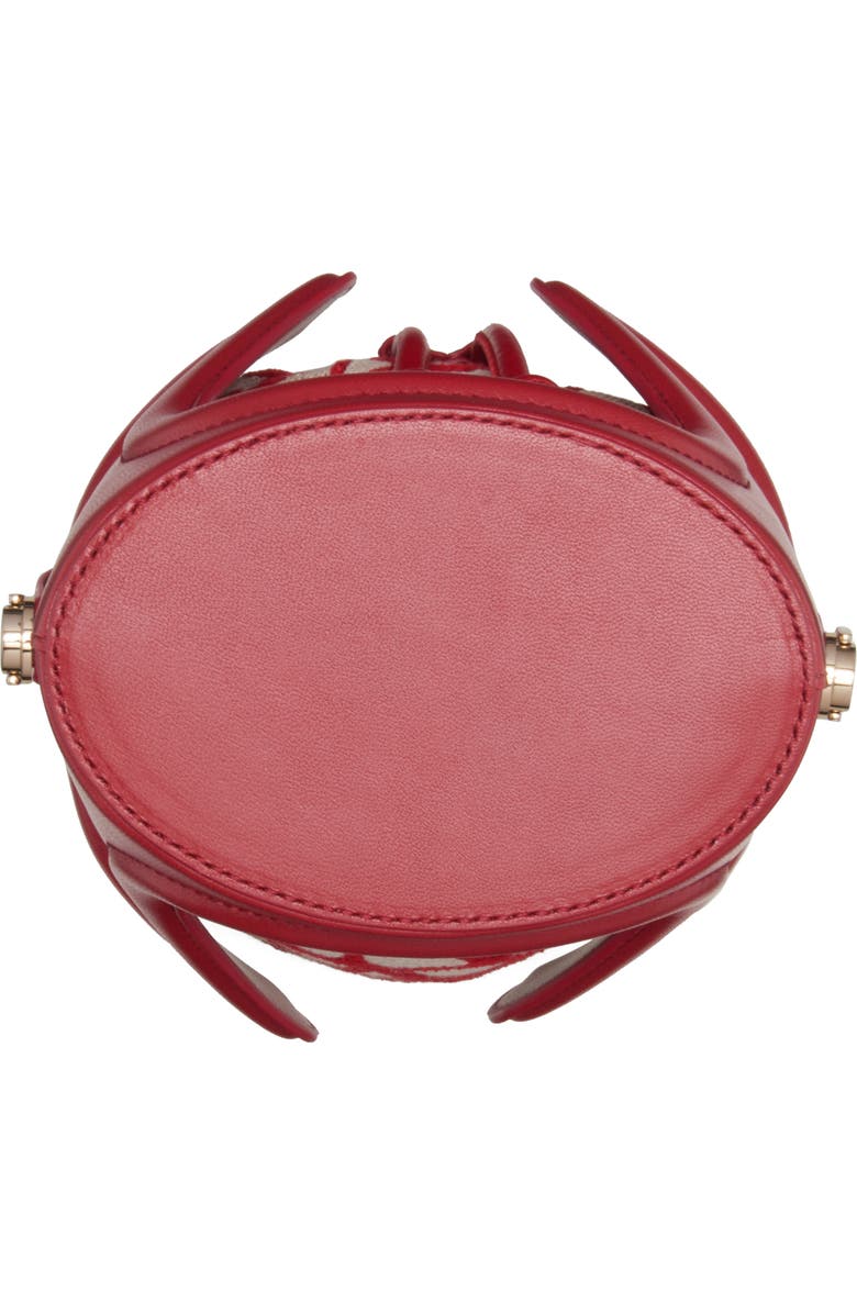 Valentino Garavani La Cinquième VLOGO Leather Bucket Bag, Alternate, color,