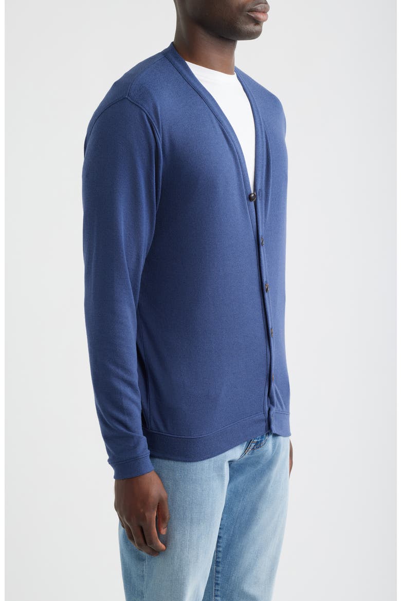 Latrobe Performance Button-Front Cardigan, Alternate, color, NAVY