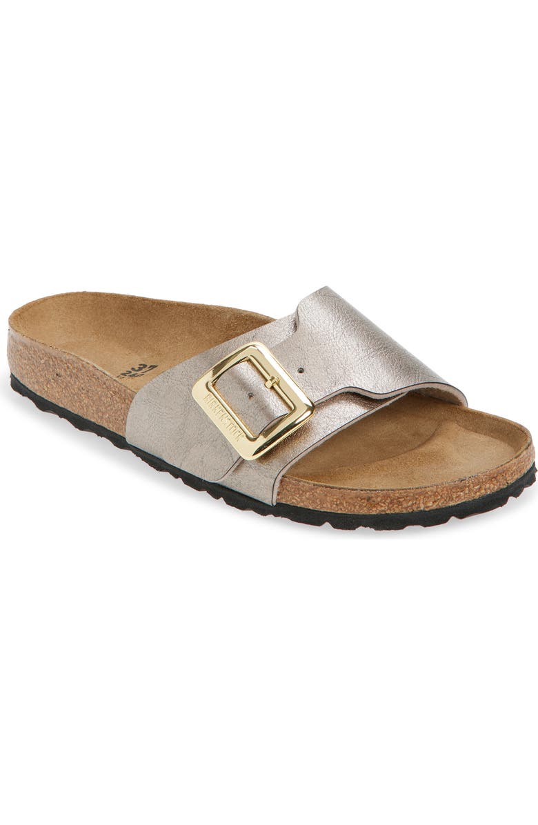 Birkenstock Catalina Luxe Slide Sandal, Main, color, Taupe