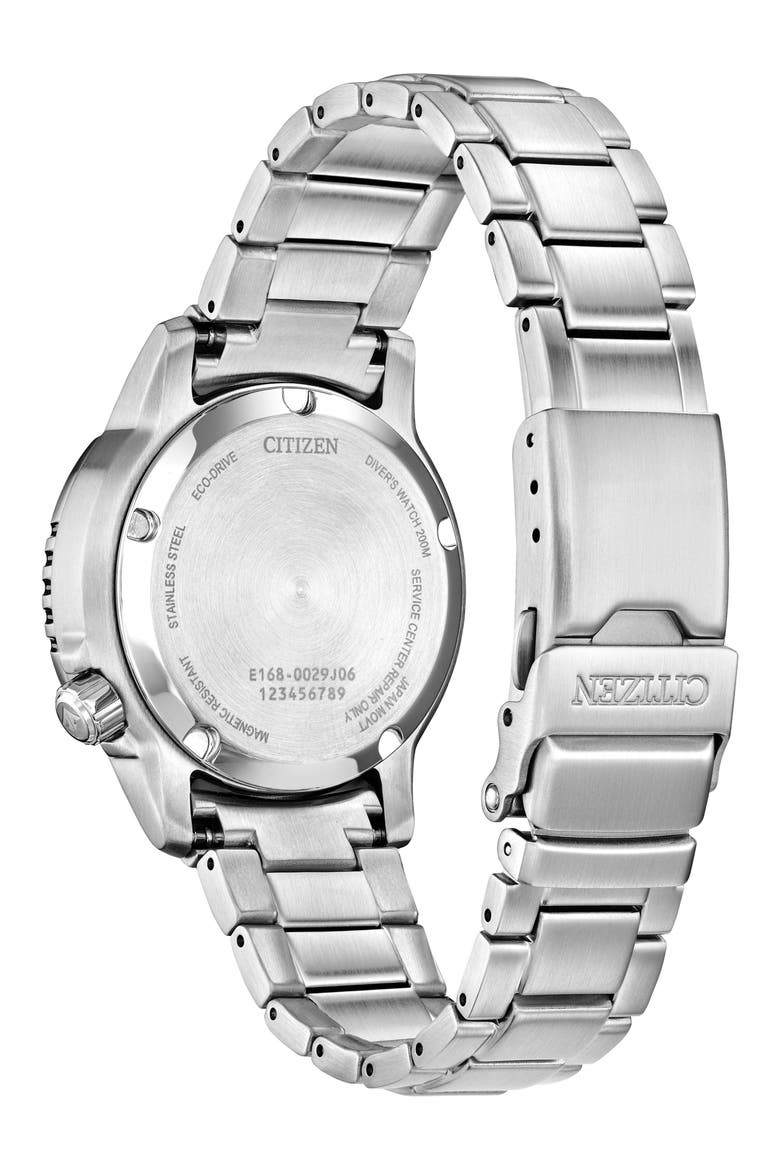 Promaster Sea Bracelet Watch, 36.5mm, Alternate, color, SILVER-TONE