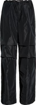 STAUD Dash Cinched Taffeta Pants