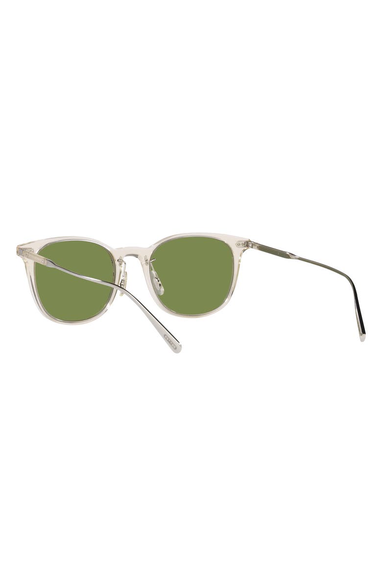 Oliver Peoples Gerardo 51mm Tinted Square Sunglasses, Alternate, color, Beige