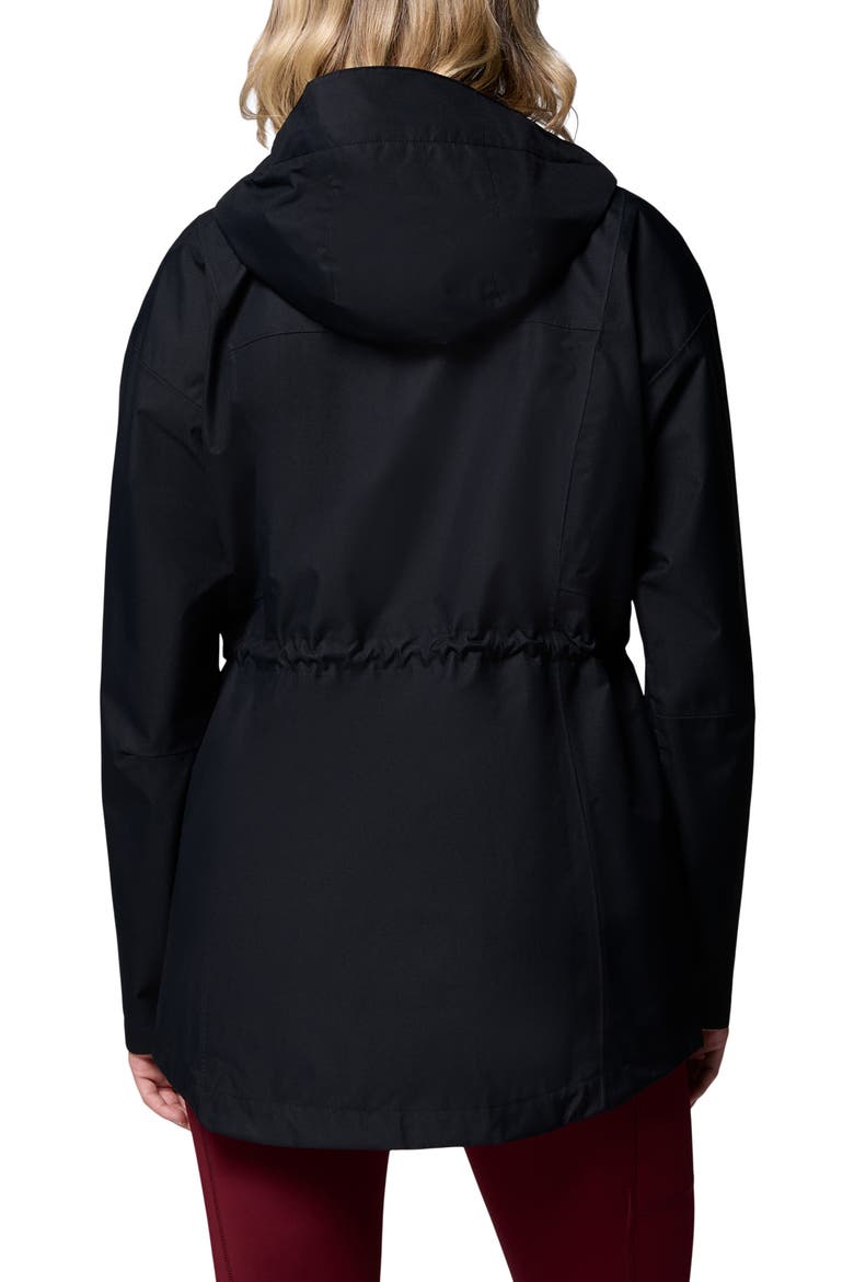 Hikebound II Long Waterproof Jacket, Alternate, color, BLACK