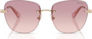 Swarovski 58mm Gradient Square Sunglasses