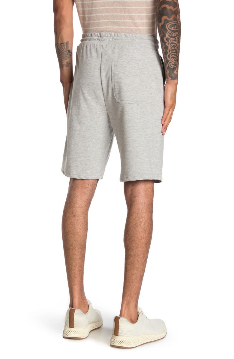 Slate & Stone Heathered French Terry Drawstring Lounge Shorts, Alternate, color,