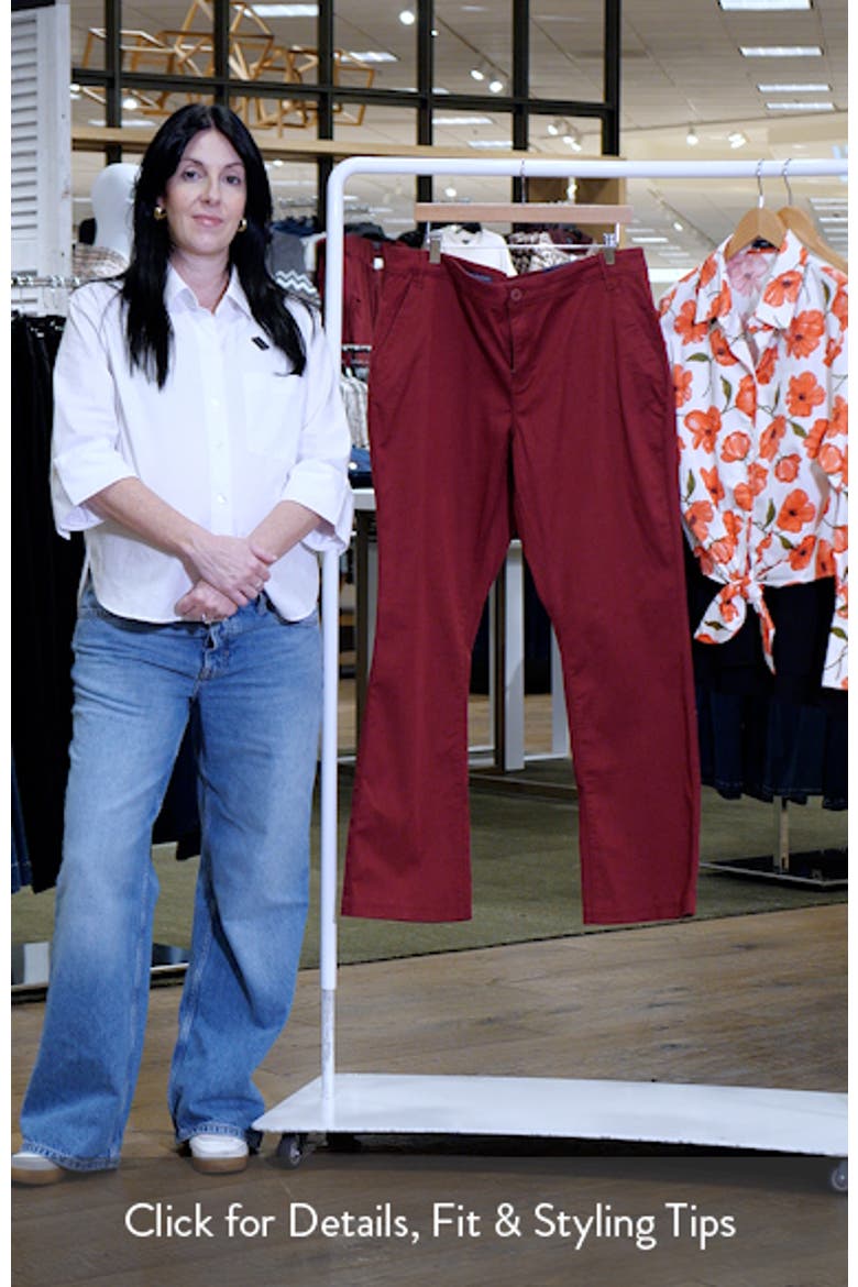 Barbara Stretch Twill Bootcut Pants video