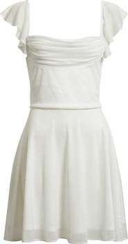 Jump Apparel Glitter Matte Jersey Dress