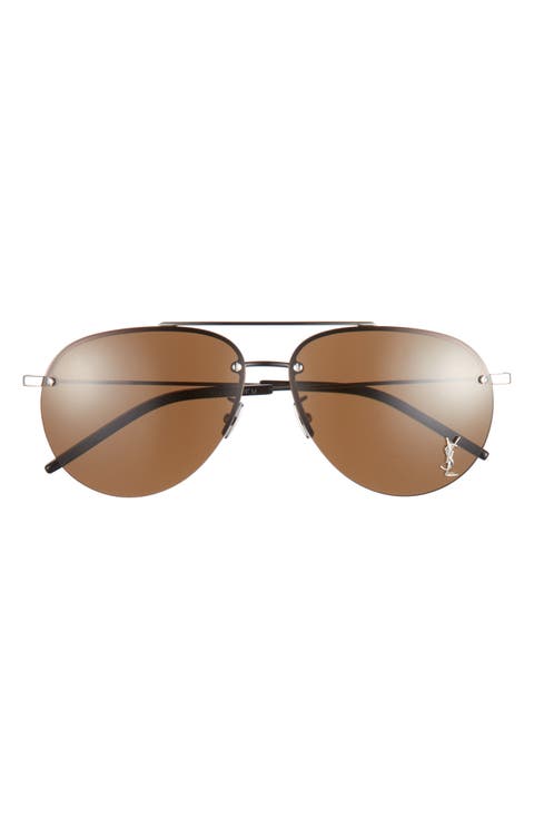 Saint Laurent SL228/E サングラス べっ甲柄 アビエイター Saint Laurent SL228/E サングラス べっ甲柄 アビエイター Yves