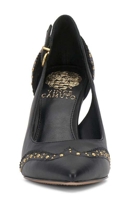 Vince Camuto Hally Studded Pointed Toe Pump In Black