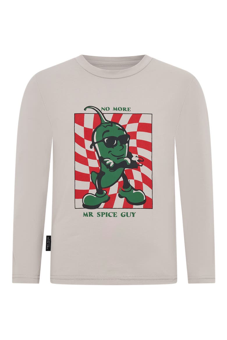 Kids' Mr Spice Graphic T-Shirt, Main, color, GREY