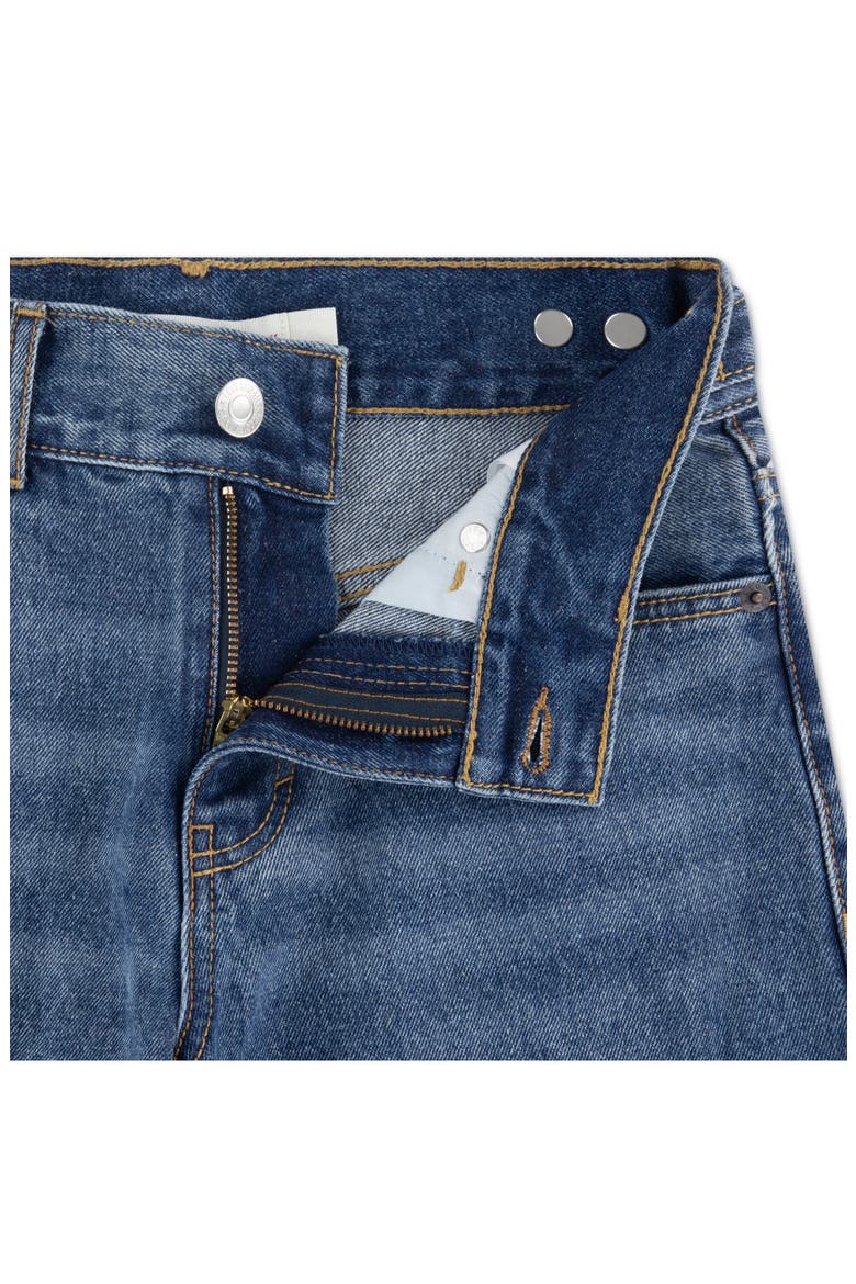 Kids' Adjustable Waist Wide Leg Jeans, Alternate, color, EVIE