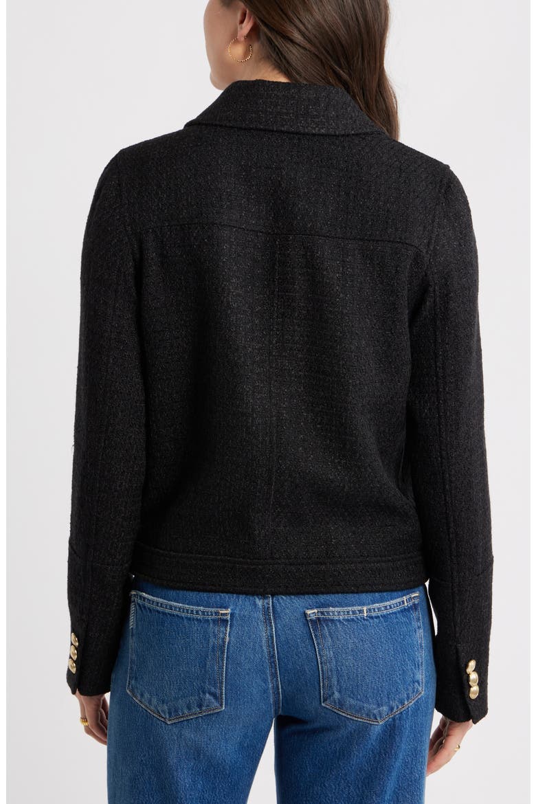 Tweed Jacket, Alternate, color, BLACK