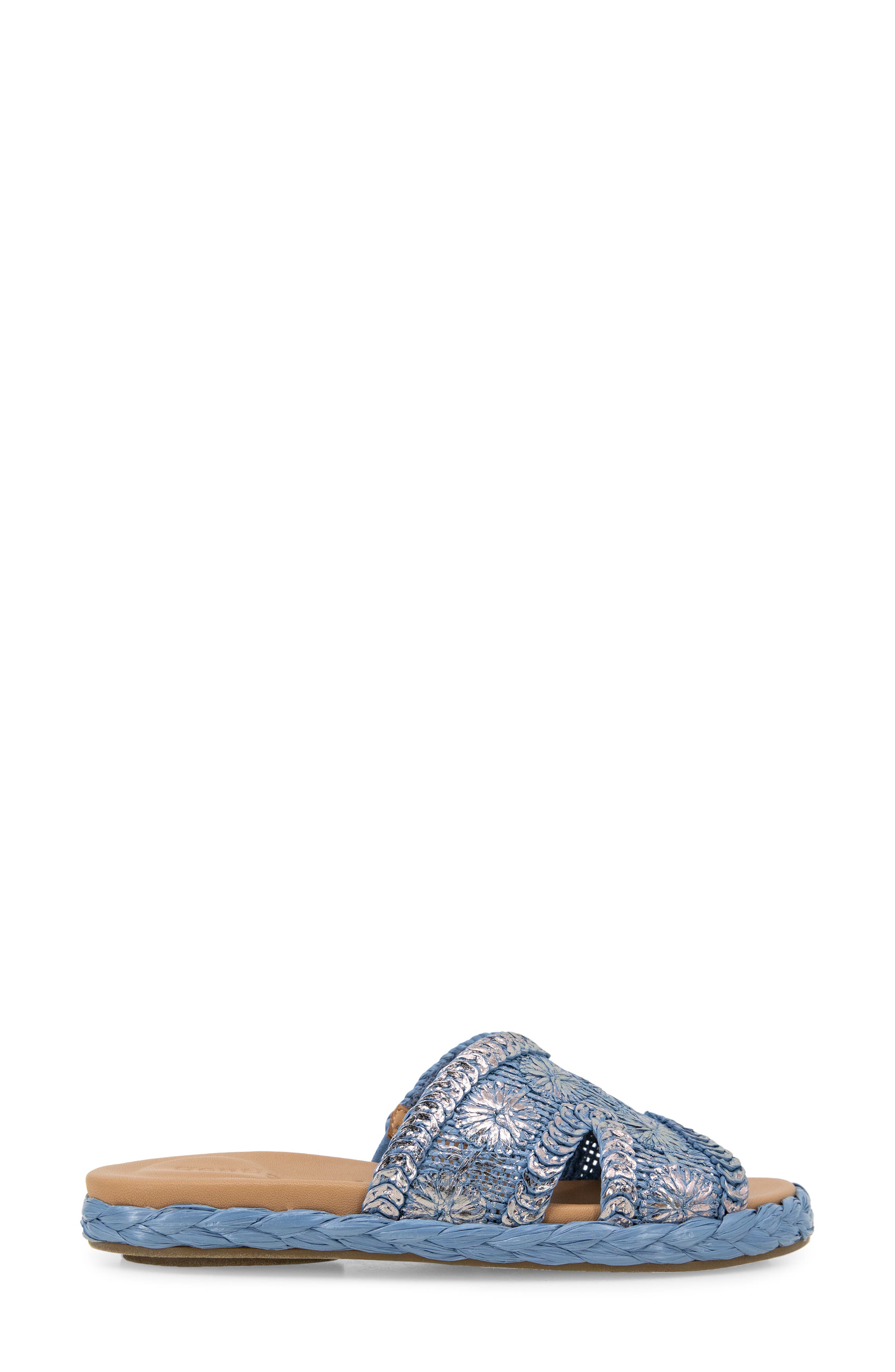 Gentle Souls Tristan Woven Raffia Sandal, Alternate, color, 