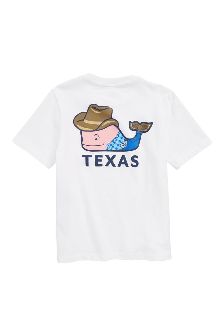 Texas Whale Pocket T-Shirt, Alternate, color, WHITE CAP